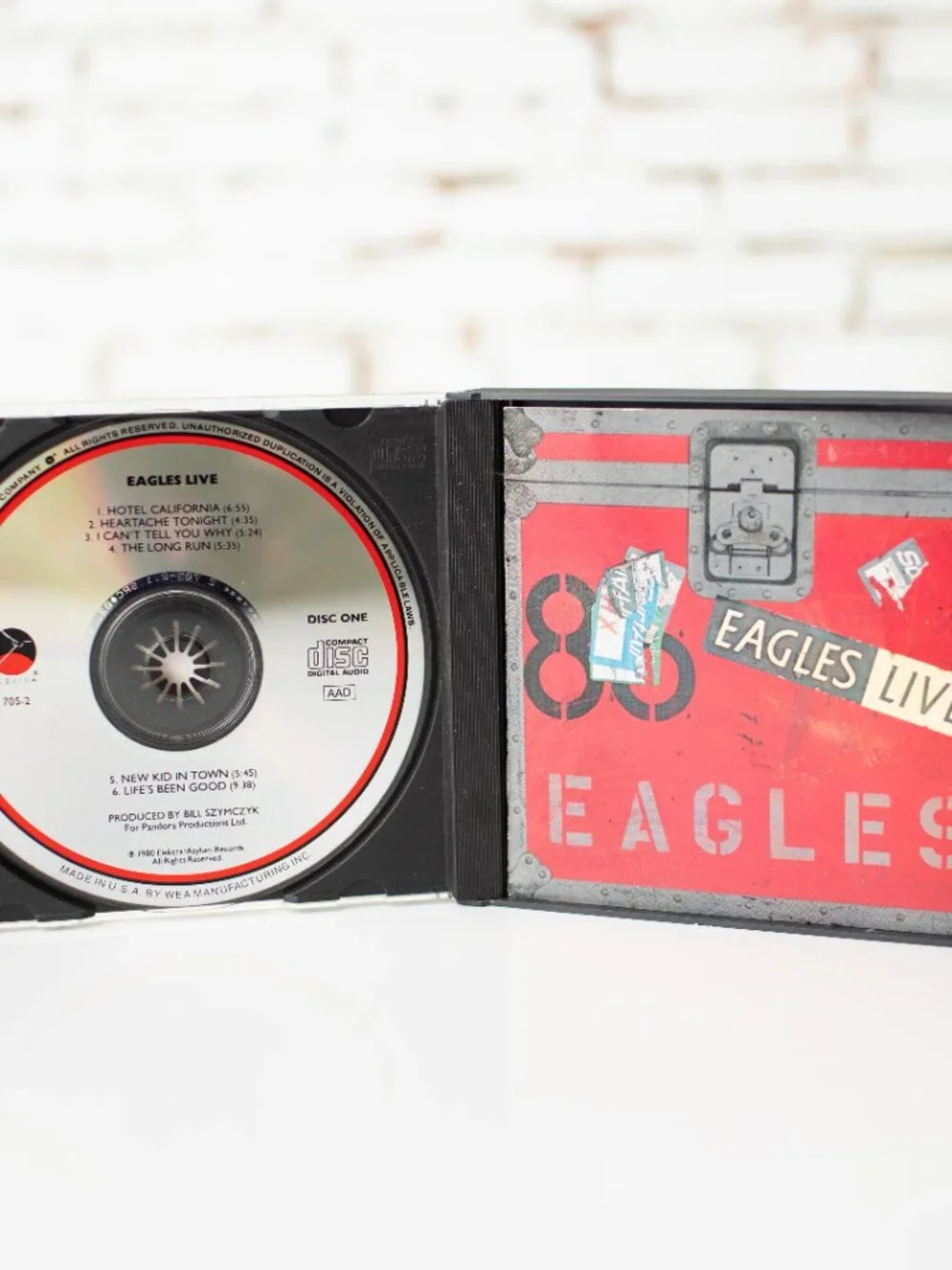 Eagles Live 2 CD Set 1980 Elektra 705-2 Hotel California Take It Easy